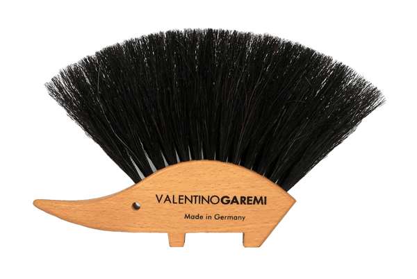 Valentino Garemi Horsehair Dust and Table Brush – Hedgehog Shape - ValentinoGaremi