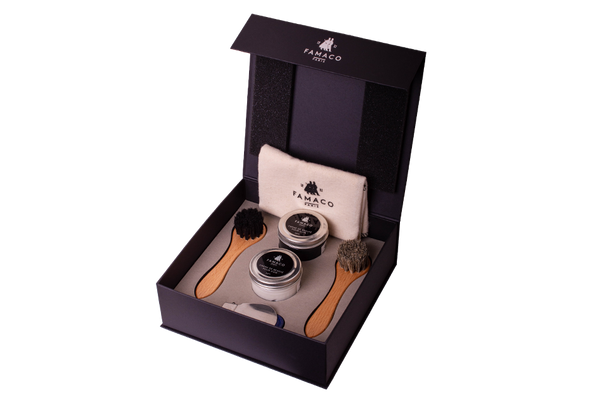 Shoe Shine Kit – Home Closet or Business Office Gift by Famaco France - ValentinoGaremi