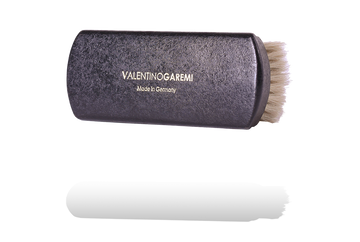 Luxury Shoe Polishing Brush - Goat Hair Bristles by Valentino Garemi - ValentinoGaremi
