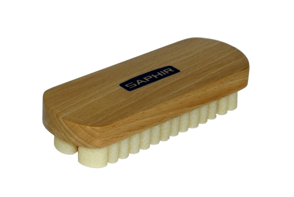 Suede Cleaning Brush - Real Crepe with Hardwood Handle by Saphir France - ValentinoGaremi