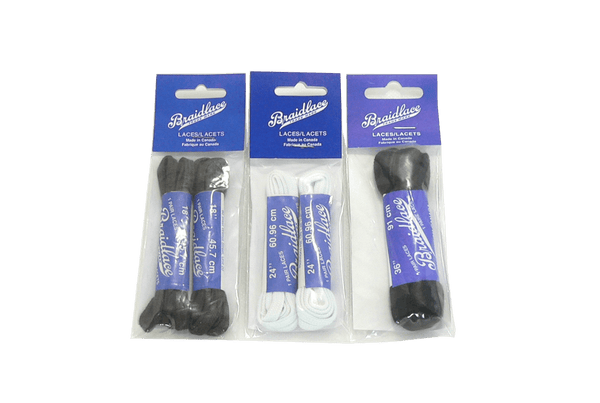 Classic Flat Laces for Sneakers or Sport Shoes - BraidLace Canada - ValentinoGaremi