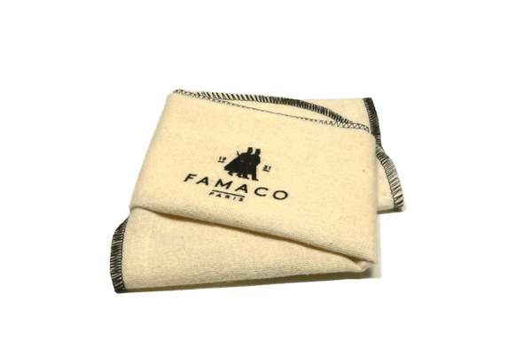 Leather Shoes Polish Cloth - Cotton Chamois Shine Rug by Famaco France - ValentinoGaremi