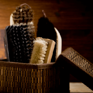 Shoe sales brush set