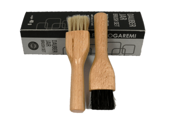 Shoe Cream Applicator Brush Set – Long Body Dauber by Valentino Garemi - ValentinoGaremi