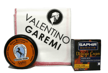Smooth Leather Care Set – Clean & Condition by Saphir France - ValentinoGaremi