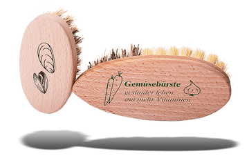 Clam & Vegetable Cleaning Brush Set – Scrub Tools by Valentino Garemi - ValentinoGaremi