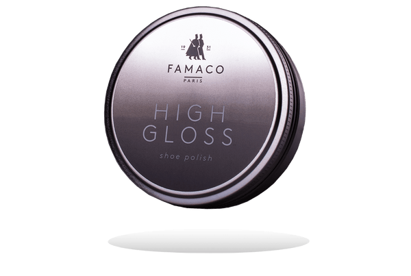 Famaco High Gloss - Shoe Shine Leather Polish 3.38 Oz - Made in France - ValentinoGaremi