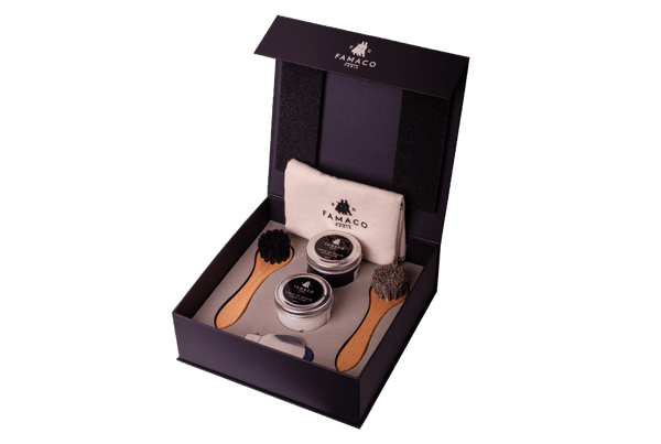 Shoe Shine Kit – Home Closet or Business Office Gift by Famaco France - ValentinoGaremi