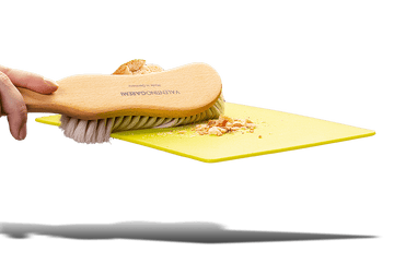 Table Crumbs Brush – Gentle Sweeper with Goat Hair by Valentino Garemi - ValentinoGaremi