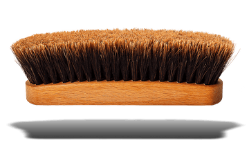 Shoe Shine Brush – Long Shaft Slotted Horsehair by Valentino Garemi - ValentinoGaremi