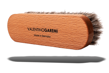 Travel Shine Shoe Brush - Wood Frame & Horsehair by Valentino Garemi - ValentinoGaremi