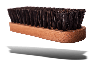 Travel Shine Shoe Brush - Wood Frame & Horsehair by Valentino Garemi - ValentinoGaremi