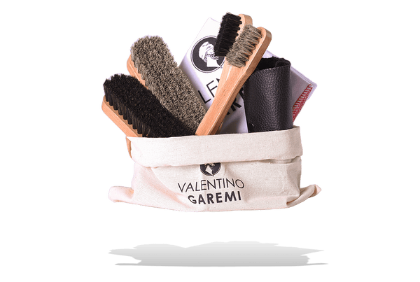 Shoe Care Kit – Classic Travel Shine Shoes Set by Valentino Garemi - ValentinoGaremi