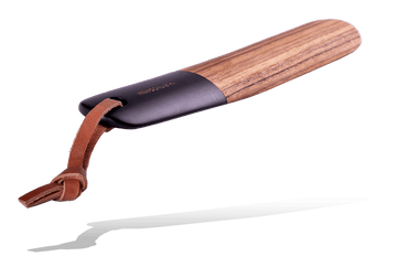 Shoe Horn - Genuine Indian Teak Wood & Rubber End by Valentino Garemi - ValentinoGaremi
