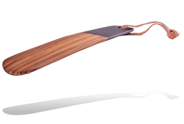 Shoe Horn - Genuine Indian Teak Wood & Rubber End by Valentino Garemi - ValentinoGaremi