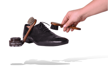 Shoe Polish Applicator Brush Set - Classic Design by Valentino Garemi - ValentinoGaremi