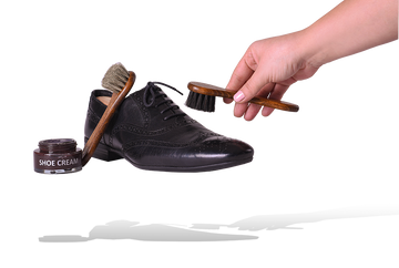 Shoe Polish Applicator Brush Set - Classic Design by Valentino Garemi - ValentinoGaremi
