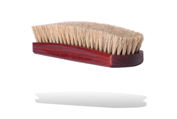 Shoe Shine Brush – Mahogany Dye Wood & Horse Hair by Valentino Garemi - ValentinoGaremi