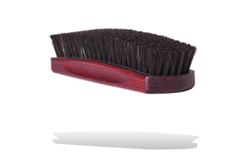 Shoe Shine Brush – Mahogany Dye Wood & Horse Hair by Valentino Garemi - ValentinoGaremi