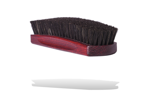 Shoe Shine Brush – Mahogany Dye Wood & Horse Hair by Valentino Garemi - ValentinoGaremi