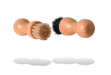 Shoe Cream Applicator Dauber Set – Real Horse Hair by Valentino Garemi - ValentinoGaremi
