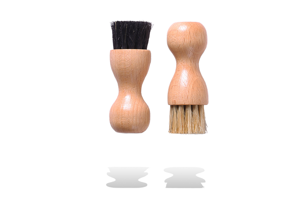 Shoe Cream Applicator Dauber Set – Real Horse Hair by Valentino Garemi - ValentinoGaremi