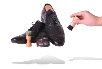 Shoe Cream Applicator Brush – Horsehair Dauber Made in Germany| Valentino Garemi - ValentinoGaremi