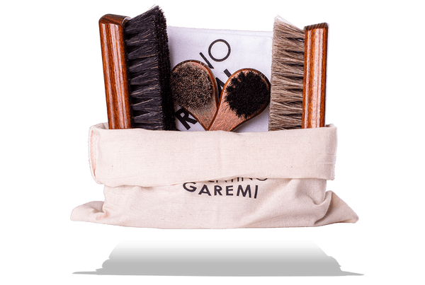 Shoe Shine Kit – Polishing Set for Leather Shoes by Valentino Garemi - ValentinoGaremi