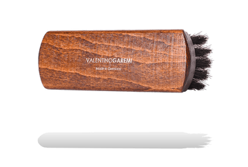 Shoe Shine & Polishing Brush – Natural Bristles by Valentino Garemi - ValentinoGaremi
