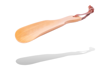 Shoehorn Classic Design with String - Willow Wood by Valentino Garemi - ValentinoGaremi