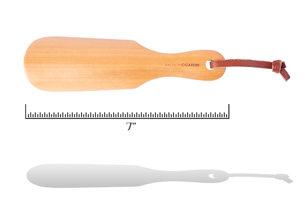 Shoehorn Classic Design with String - Willow Wood by Valentino Garemi - ValentinoGaremi