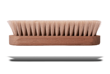 Travel Shoe Shine Brush – Classic Soft Goat Hair by Valentino Garemi - ValentinoGaremi