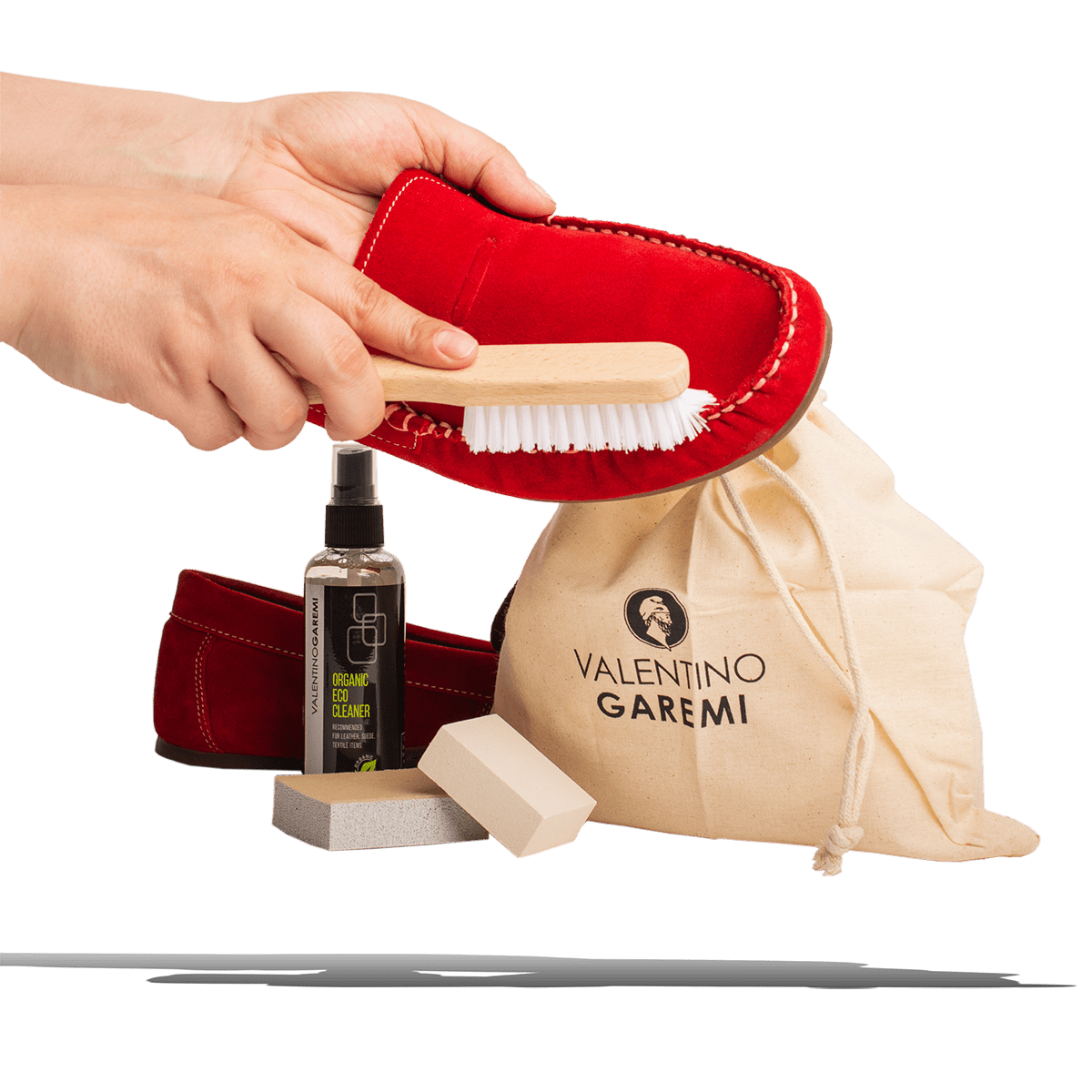 Nubuck Suede Cleaning Set Dirt Stain Remover by Valentino Garemi