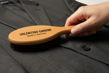 Boar Bristle Clothes Brush – Lint, Pet Hair & Garment Care | Made in Germany - ValentinoGaremi