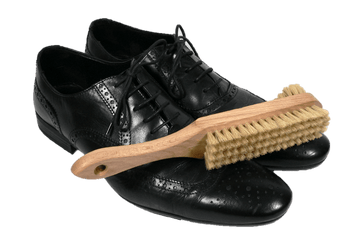 Combo Shoe Polish Brush and Cream Paste Applicator by Valentino Garemi - ValentinoGaremi