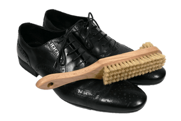 Combo Shoe Polish Brush and Cream Paste Applicator by Valentino Garemi - ValentinoGaremi