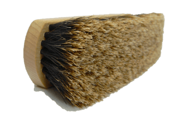 Shoe Shine Brush – Long Shaft Slotted Horsehair by Valentino Garemi - ValentinoGaremi