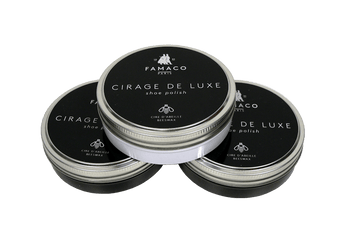 Shoe Polish Tin Deluxe - Beeswax Based Shine Paste by Famaco France - ValentinoGaremi