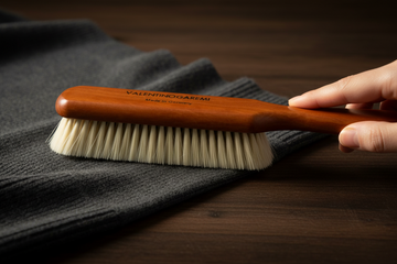 Fine Goat Hair Brush – Lint & Garment Cleaning Brush| Made in Germany | Valentino Garemi - ValentinoGaremi