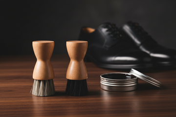 Shoe Cream Applicator Brush – Horsehair Dauber Made in Germany| Valentino Garemi - ValentinoGaremi