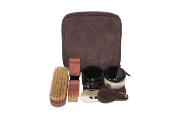 Shoe Care Set - Luxury Travel Kit - Flyer by La Cordonnerie Anglaise - France - ValentinoGaremi
