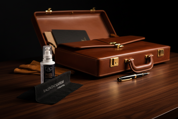 Leather Cleaner – Stain Removal & Cloth Applicator by Valentino Garemi - ValentinoGaremi
