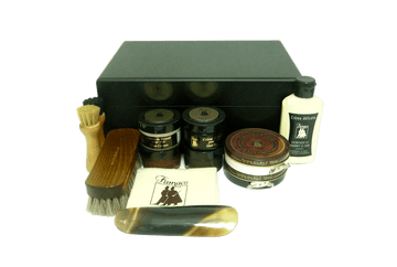Luxury Shoe Care Kit - Superb Gift Set - Monet Noir by Famaco - ValentinoGaremi