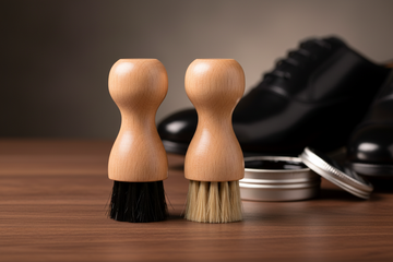 Shoe Cream Applicator Dauber Set – Real Horse Hair by Valentino Garemi - ValentinoGaremi