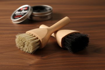 Shoe Cream Applicator Brush Set – Long Body Dauber by Valentino Garemi - ValentinoGaremi