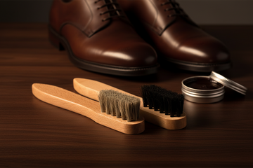 Shoe Polish Applicator Brush Set – Horse Hair Daubers by Valentino Garemi - ValentinoGaremi