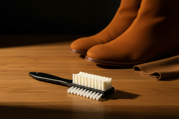 Suede Cleaning Brush with Side Bristles by Valentino Garemi - ValentinoGaremi