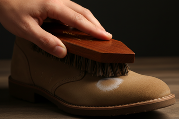 Suede Cleaning Brush - Natural Coco Bristles by Valentino Garemi - ValentinoGaremi