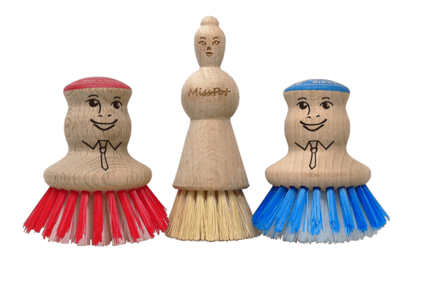 Valentino Garemi Kitchen Pots & Dishes Cleaning Brush Kit – Trio Set - ValentinoGaremi