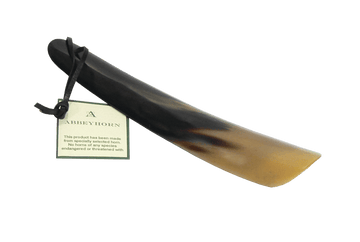 Hand Crafted Real Shoehorn 8 inches by Abbeyhorn England - ValentinoGaremi
